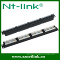 Montage en rack 19 pouces 1U UTP Cat6 24 Port Patch Panel